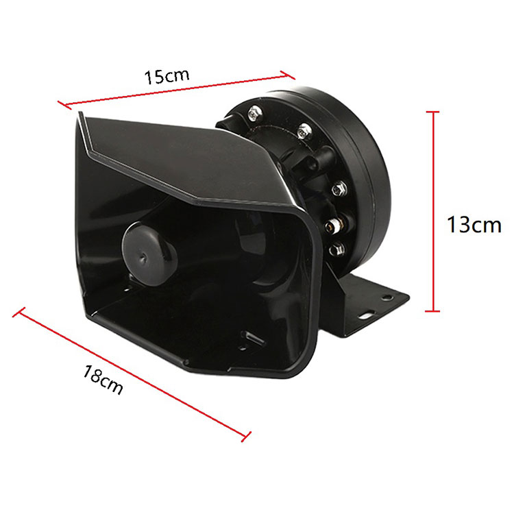 Difuzor claxon cu alarmă de sarcină 12V 200W